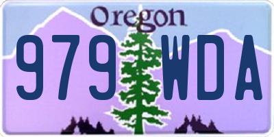 OR license plate 979WDA