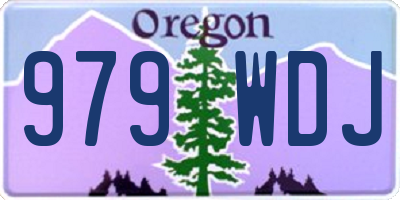 OR license plate 979WDJ