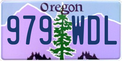 OR license plate 979WDL