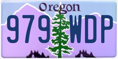 OR license plate 979WDP