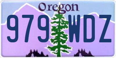 OR license plate 979WDZ