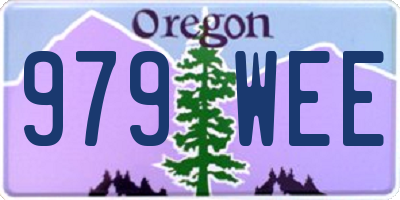OR license plate 979WEE