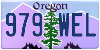 OR license plate 979WEL