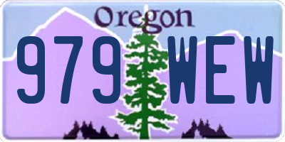 OR license plate 979WEW