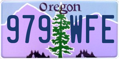 OR license plate 979WFE