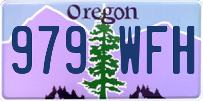 OR license plate 979WFH