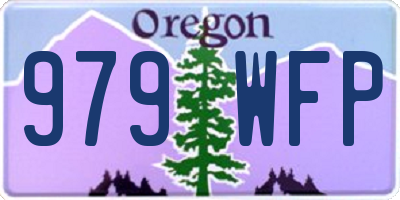 OR license plate 979WFP
