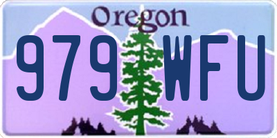 OR license plate 979WFU