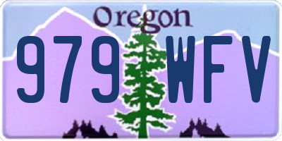 OR license plate 979WFV