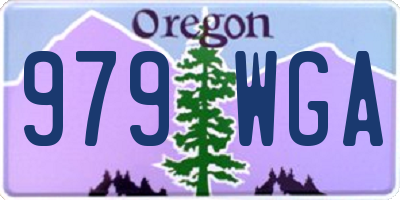 OR license plate 979WGA