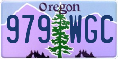 OR license plate 979WGC