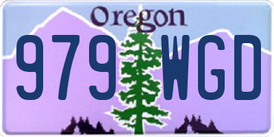 OR license plate 979WGD