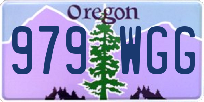 OR license plate 979WGG