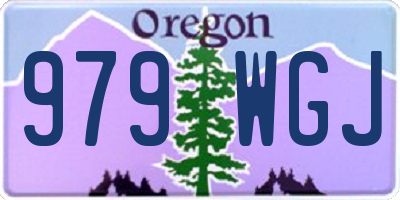 OR license plate 979WGJ