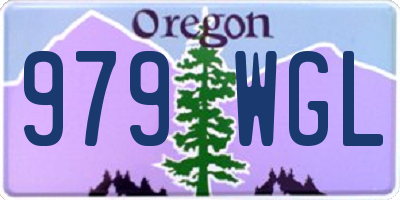 OR license plate 979WGL