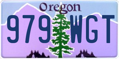 OR license plate 979WGT
