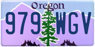OR license plate 979WGV