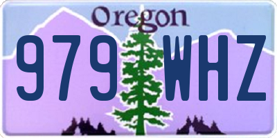 OR license plate 979WHZ