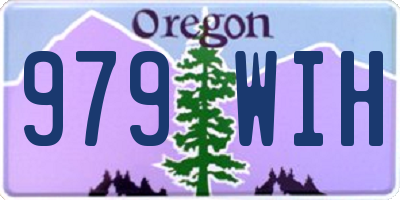 OR license plate 979WIH