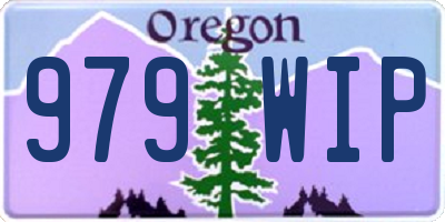 OR license plate 979WIP