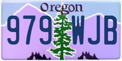 OR license plate 979WJB