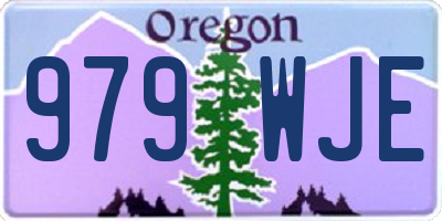 OR license plate 979WJE