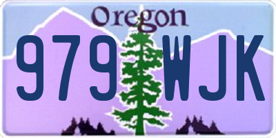 OR license plate 979WJK