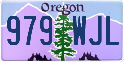 OR license plate 979WJL