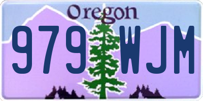 OR license plate 979WJM