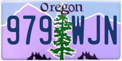 OR license plate 979WJN