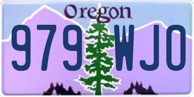 OR license plate 979WJO