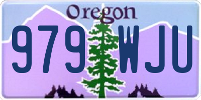 OR license plate 979WJU