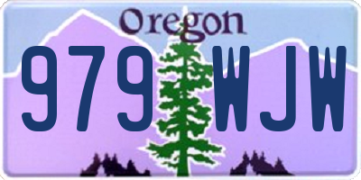 OR license plate 979WJW