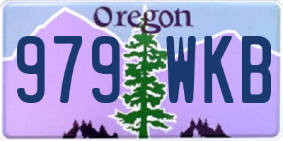 OR license plate 979WKB