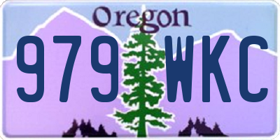 OR license plate 979WKC