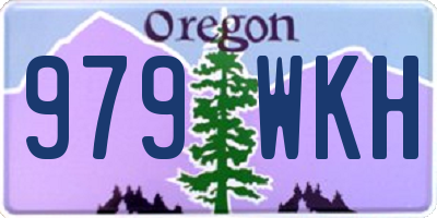 OR license plate 979WKH