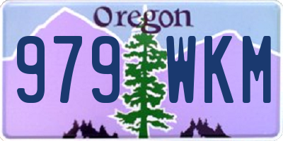 OR license plate 979WKM