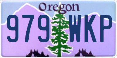 OR license plate 979WKP