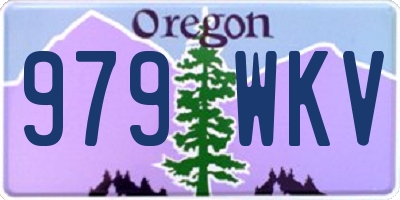 OR license plate 979WKV