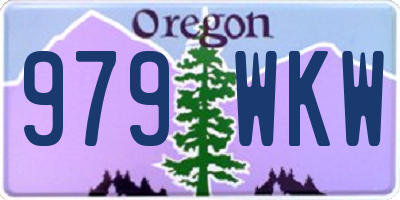 OR license plate 979WKW