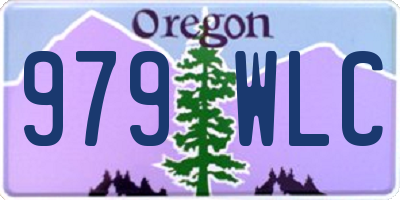 OR license plate 979WLC