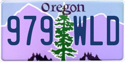 OR license plate 979WLD