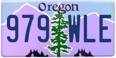 OR license plate 979WLE