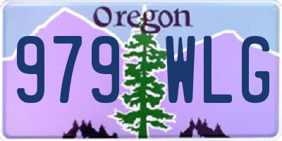 OR license plate 979WLG