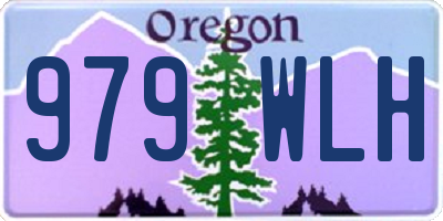 OR license plate 979WLH