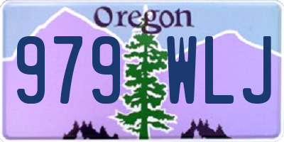 OR license plate 979WLJ