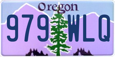 OR license plate 979WLQ