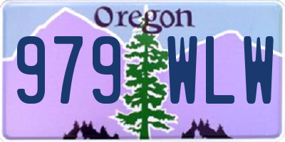 OR license plate 979WLW
