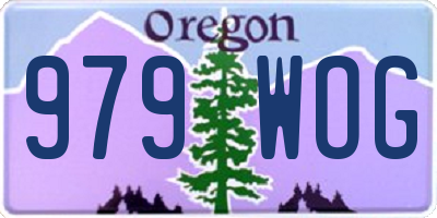 OR license plate 979WOG