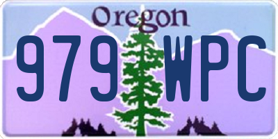 OR license plate 979WPC